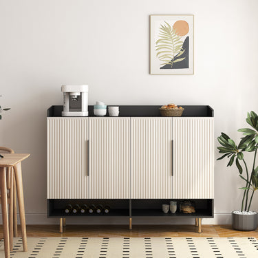 Sideboard With 4 Doors & Adjustable Shelves
